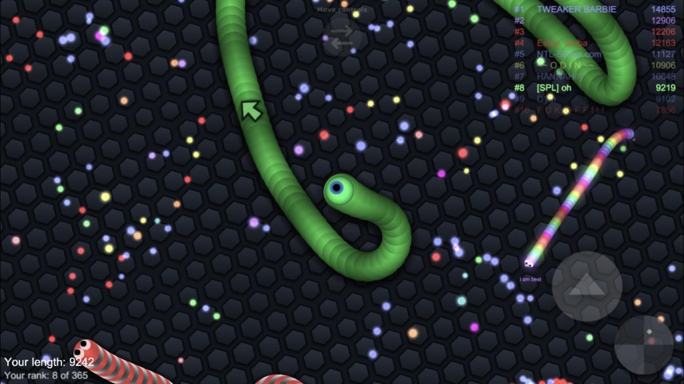 Hình ảnh game Slither.io