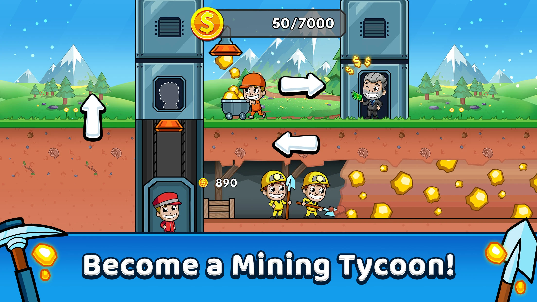 Hình ảnh game Idle Miner Tycoon: Gold & Cash