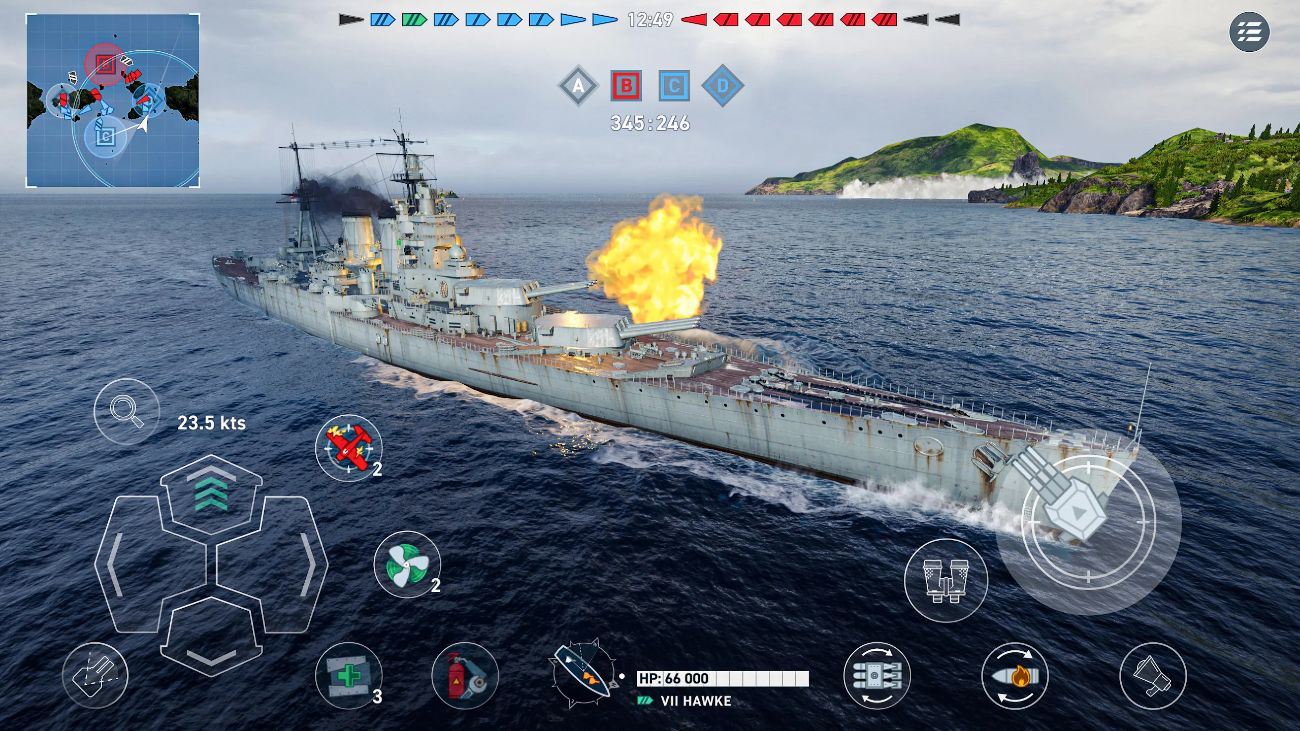 Hình ảnh game World of Warships Legends PvP